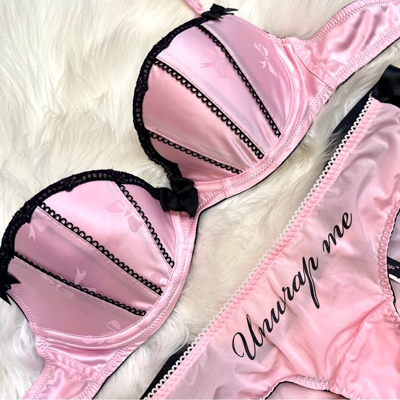 34C/S 34D Vs Victoria’s Secret Sexy Little Things Vintage Light Pink Bra + panty - Picture 4 of 16